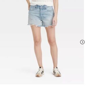 Universal Thread Mid-rise 90s Baggy Light Blue Denim Shorts